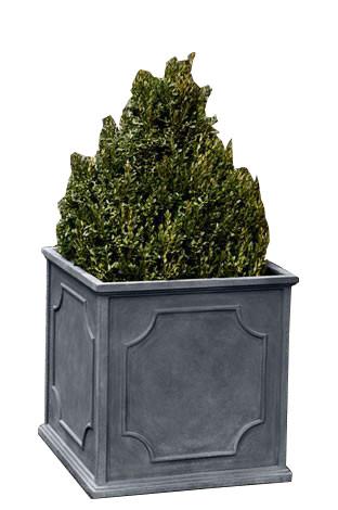Campania International Fiber Clay XL Cumberland Sq Planter Urn/Planter Campania International